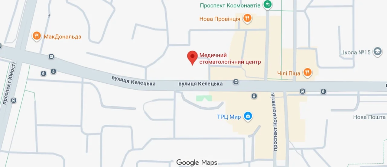 Карта м. Вінниця, вул. Келецька, 68